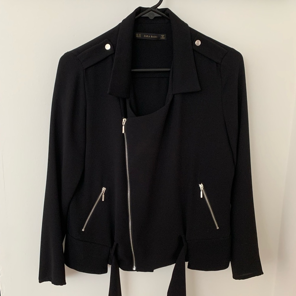 Zara lightweight motorcycle jacket/blazer